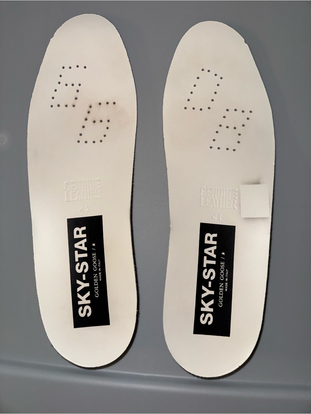Golden Goose Sky-Star size 41 Insoles - White